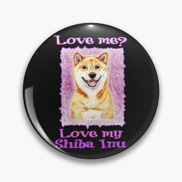 Artikelvorschau, Liebe mich Liebe mein Shiba Inu entworfen und verkauft von didielicious.