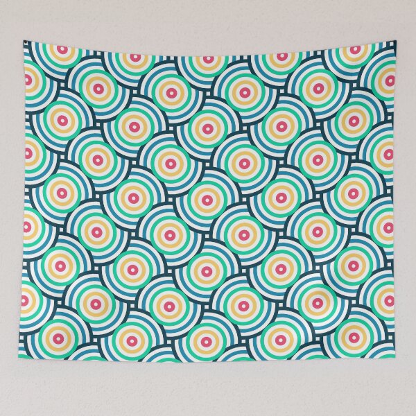 Item preview, seamless pattern colorful circle  designed and sold by Svlgsm.
