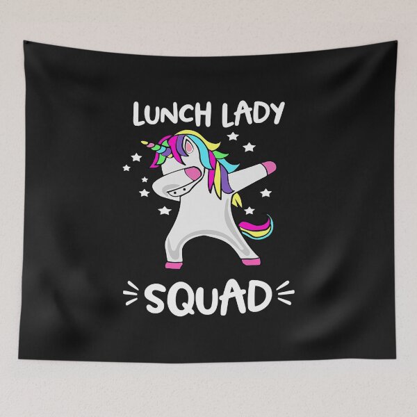 Item preview, Lunch Lady Squad Dabbing Unicorn Lunch Lady  designed and sold by CharlieStrom.
