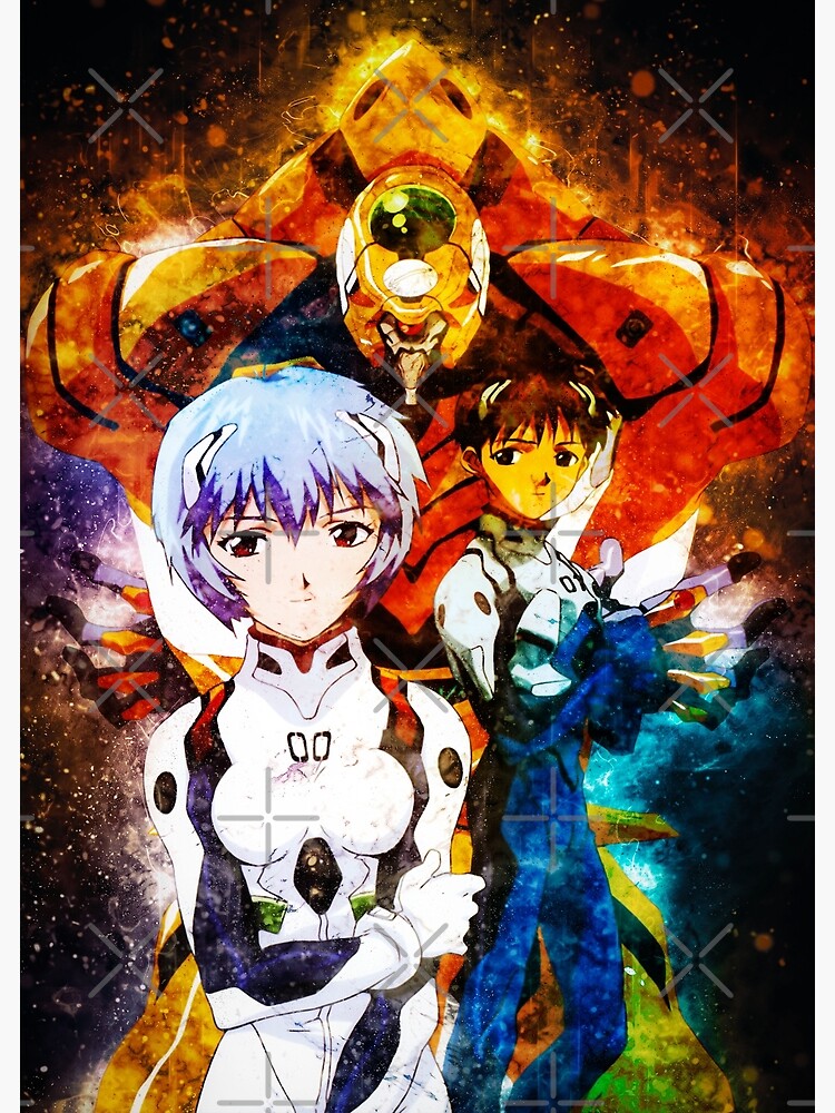 Personalised NEON GENESIS EVANGELION Birthday Card • personalized shinji  anime