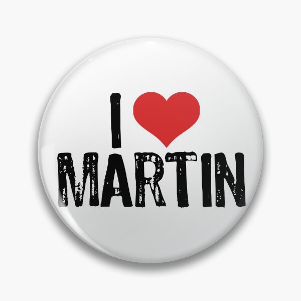 Item preview, I Love Martin designed and sold by The "I Love Everything" Shop.