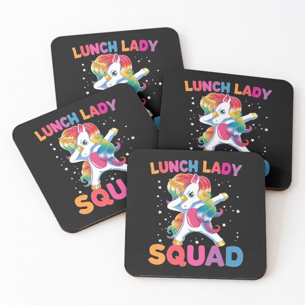Item preview, Lunch Lady Squad Dabbing Unicorn Funny Lunch Ladies  designed and sold by CharlieStrom.