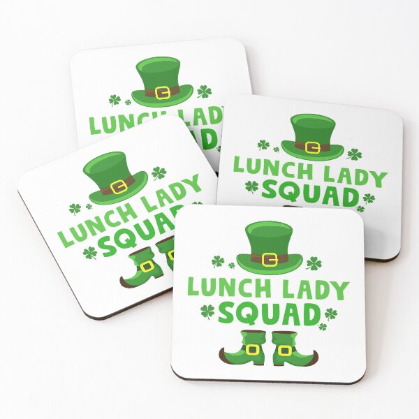 Item preview, Lunch Lady Squad Happy St Patrick's Day Leprechaun  designed and sold by CharlieStrom.