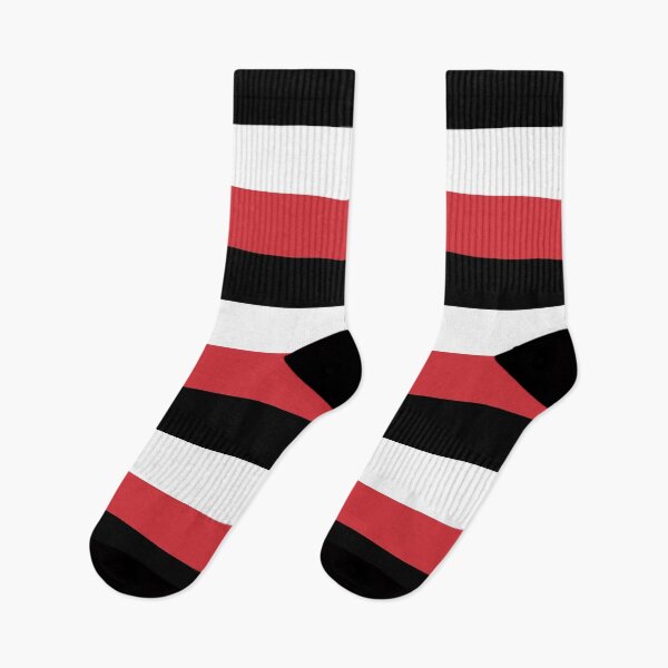 Item preview, 3 Large RED, BLACK and WHITE Horizontal STRIPES designed and sold by RachelMacht.