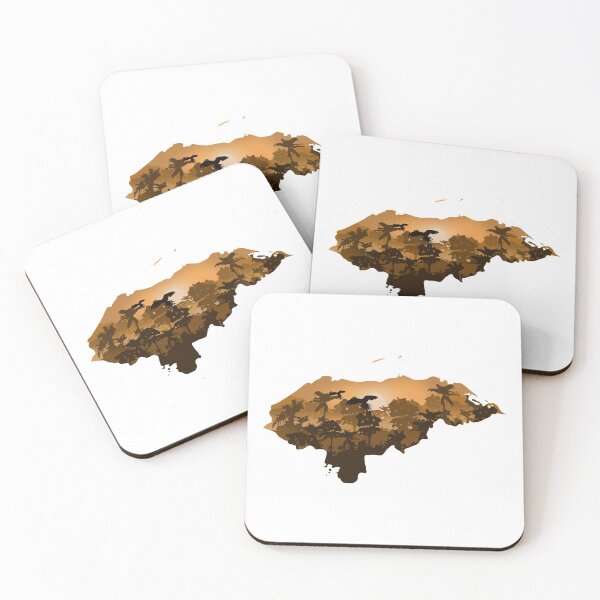 Item preview, Honduras, map and landscape designed and sold by landscapeworlds.