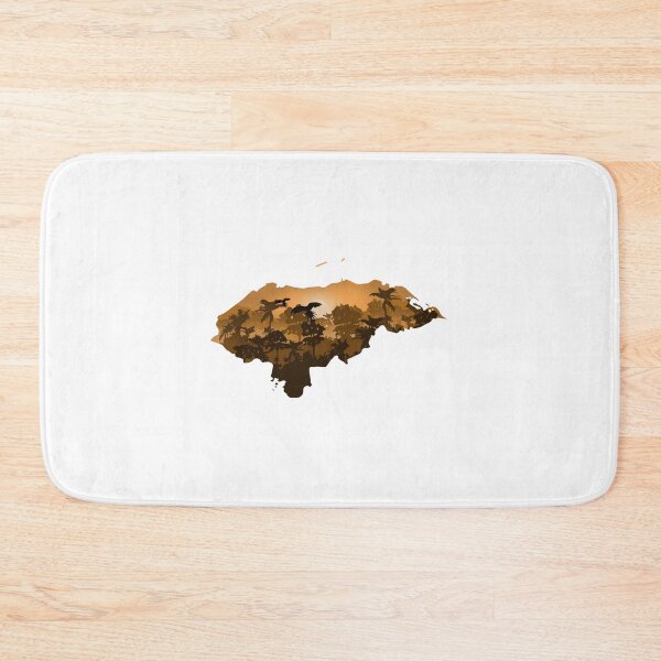 Item preview, Honduras, map and landscape designed and sold by landscapeworlds.