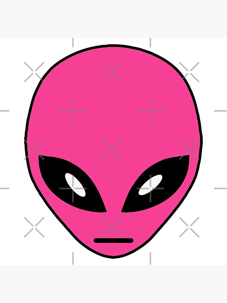 Soft Kawaii Alien Hood (Pink & Blue)