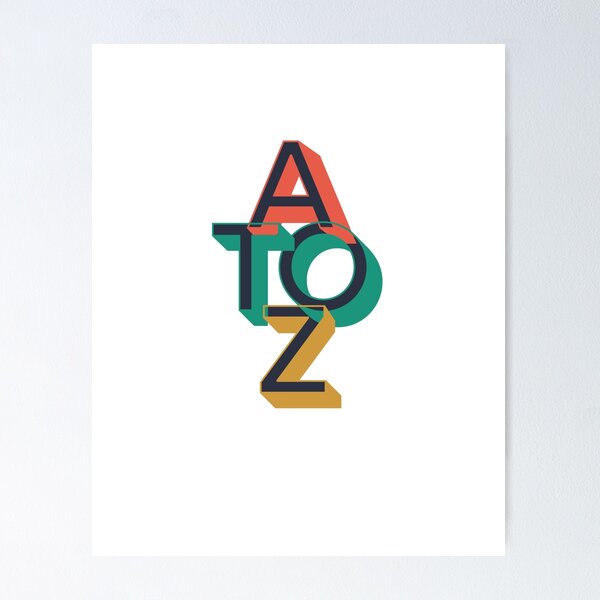 Item preview, A to Z designed and sold by EPrinto.