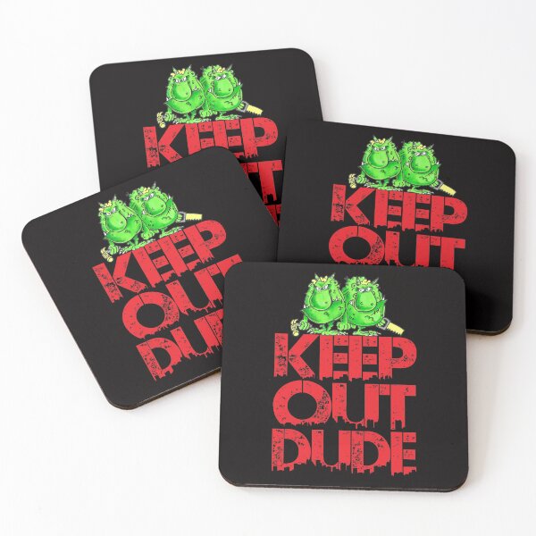 Item preview, Keep out Dude (red) designed and sold by BrendanJohnson.