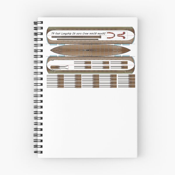 Item preview,  Longship 1/72 fold up plan. 2 Ships on a size small print designed and sold by Radwulf.