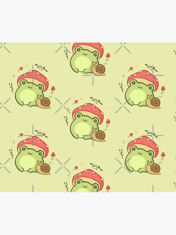 cute frog, kawaii frog cartoon - Cute Frog - Tapestry