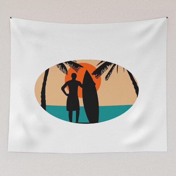 Item preview, Beach Surfer Silhoutte designed and sold by Colandia.