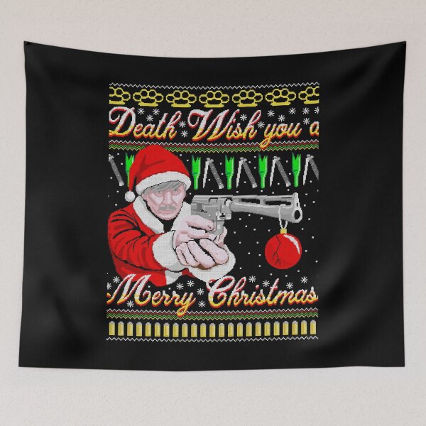 Item preview, Funny Gifts Death Wish You A Merry Christmas Halloween designed and sold by JosianeHeidenre.