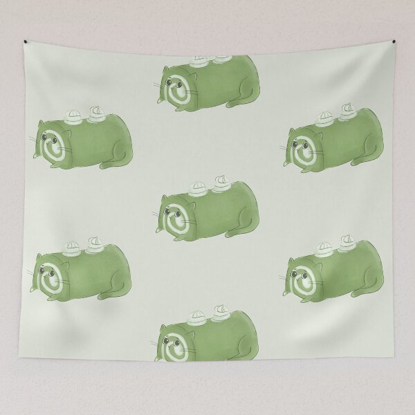 Item preview, Matcha Roll Cat designed and sold by Sweets-trolley.