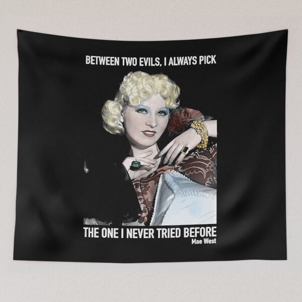 Item preview, Between two evils I always pick Mae West  designed and sold by Chareer773.