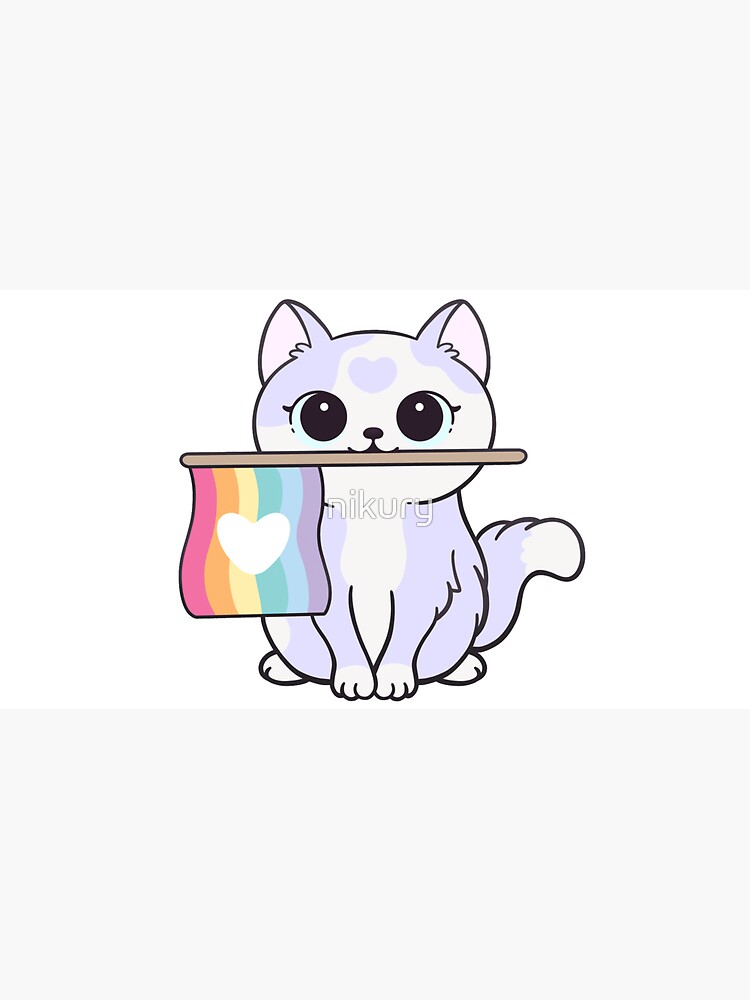 Artwork view, Pride Cat | Nikury designed and sold by nikury