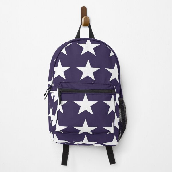 Item preview, Medium WHITE & NAVY BLUE STARS designed and sold by RachelMacht.
