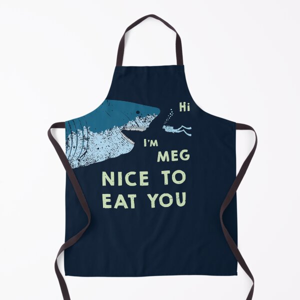 Item preview, Megalodon says Nice to Eat You! designed and sold by IncognitoMode.