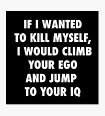 Climb and Jump Photographic Print