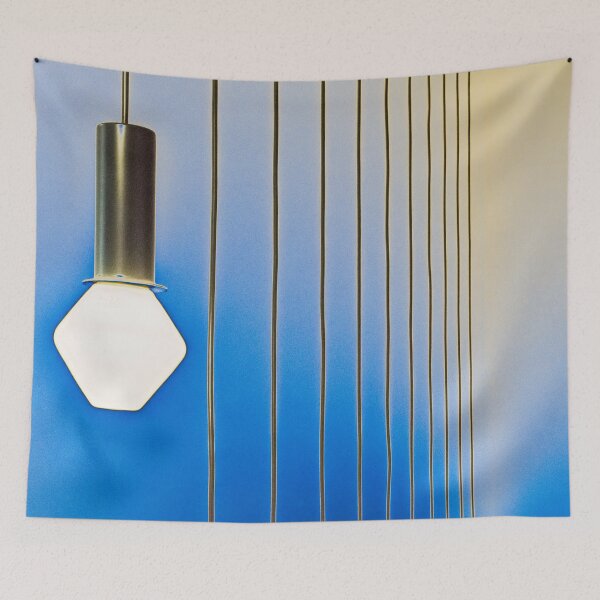 Item preview, Light and Lines - Blue designed and sold by metriognome.