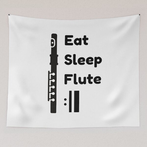 Item preview, Eat Sleep Flute Repeat designed and sold by choceclairs.