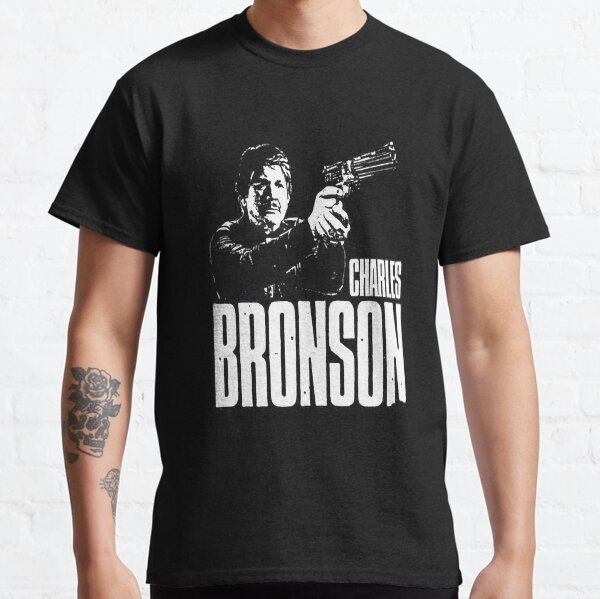 Vista previa del artículo con la obra «Idea de regalo Charles Bronson Powerviolence Halloween», diseñado y vendido por JosianeHeidenre.