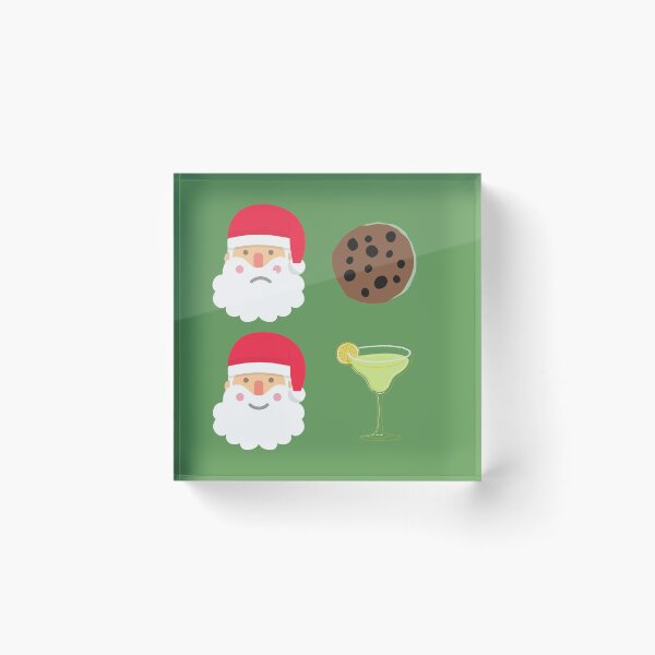 Item preview, No Cookies Just Cocktails Santa designed and sold by quirky-artistry.