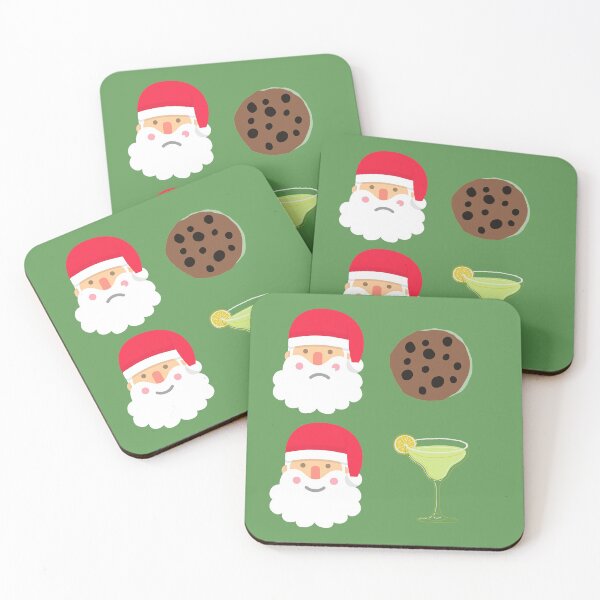 Item preview, No Cookies Just Cocktails Santa designed and sold by quirky-artistry.