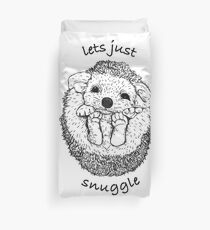 Hedgehog snuggle Duvet Cover