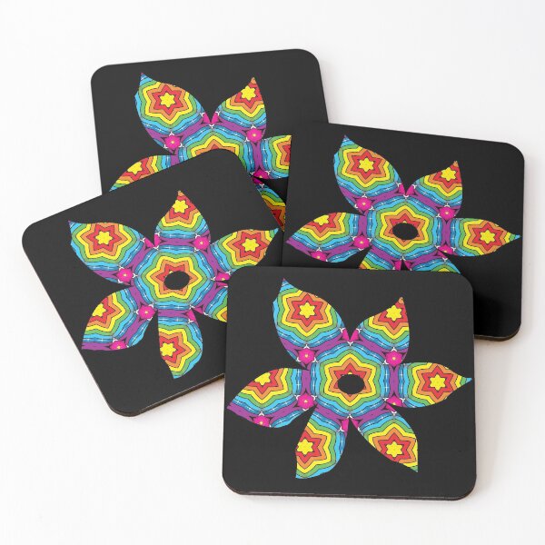 Item preview, Rainbow Patterned Flower designed and sold by 9N20.