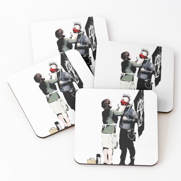 Item preview, Banksy, Anarchist Punk And His Mother Artwork designed and sold by LAURAREARD.