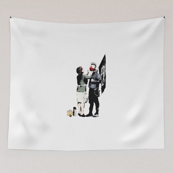 Item preview, Banksy, Anarchist Punk And His Mother Artwork designed and sold by LAURAREARD.