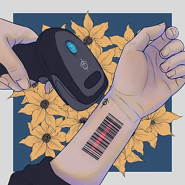 Artwork thumbnail, Barcode by codetriptych