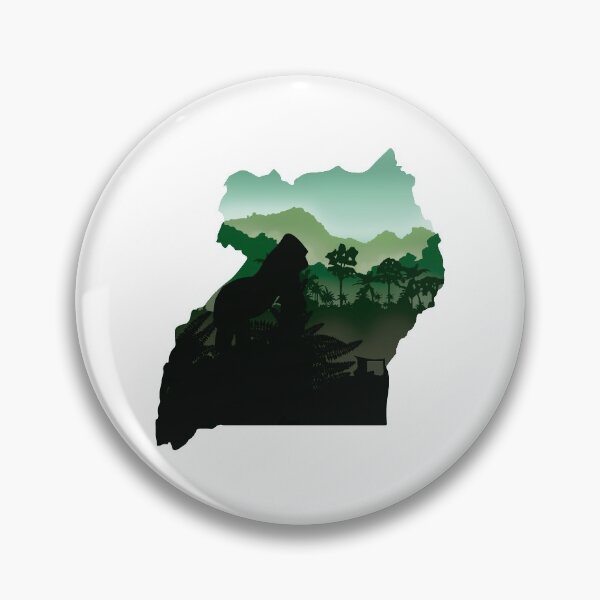 Item preview, Uganda, map and landscape designed and sold by landscapeworlds.
