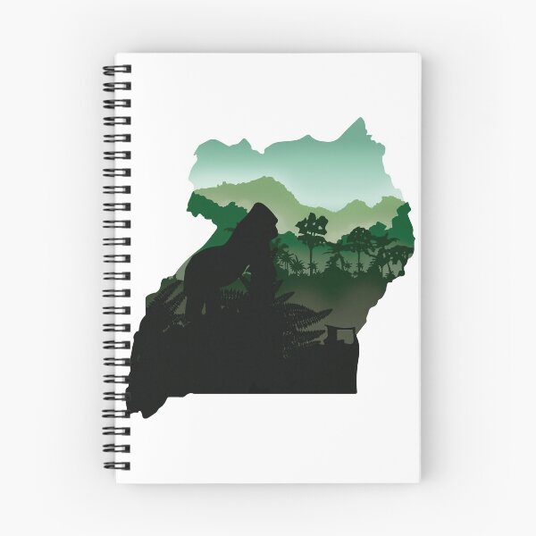 Item preview, Uganda, map and landscape designed and sold by landscapeworlds.