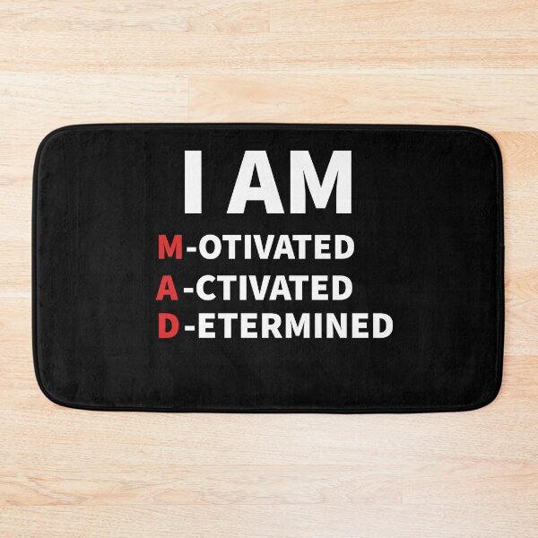 Item preview, I Am Motivated, Activated and Determined designed and sold by JirfHend.