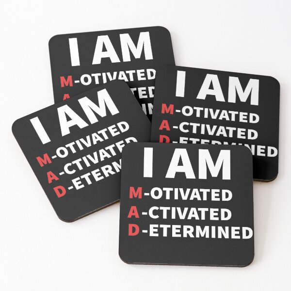 Item preview, I Am Motivated, Activated and Determined designed and sold by JirfHend.