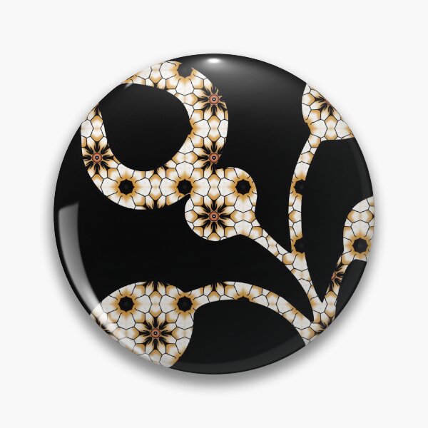 Item preview, Brown Floral Patterned Ornament designed and sold by 9N20.