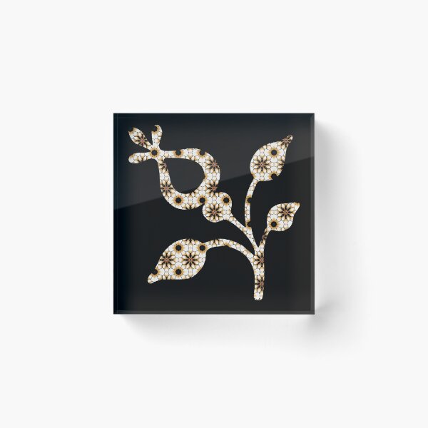 Item preview, Brown Floral Patterned Ornament designed and sold by 9N20.