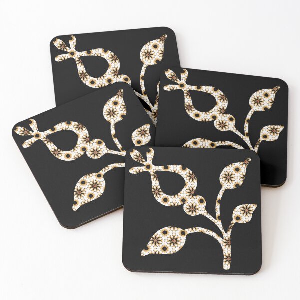 Item preview, Brown Floral Patterned Ornament designed and sold by 9N20.