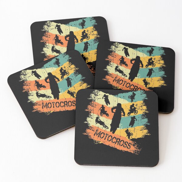 Item preview, Retro Vintage Distressed Style Motocross Enduro Silhouette designed and sold by starider.