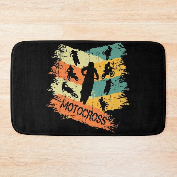 Item preview, Retro Vintage Distressed Style Motocross Enduro Silhouette designed and sold by starider.