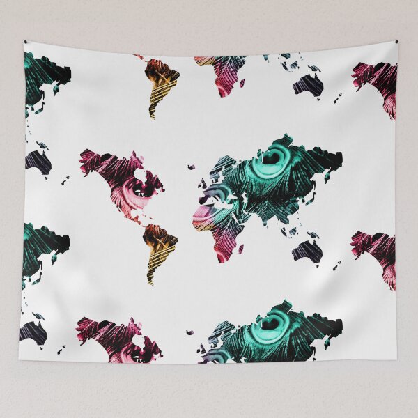 Item preview, Feather World map designed and sold by Lee's Place.