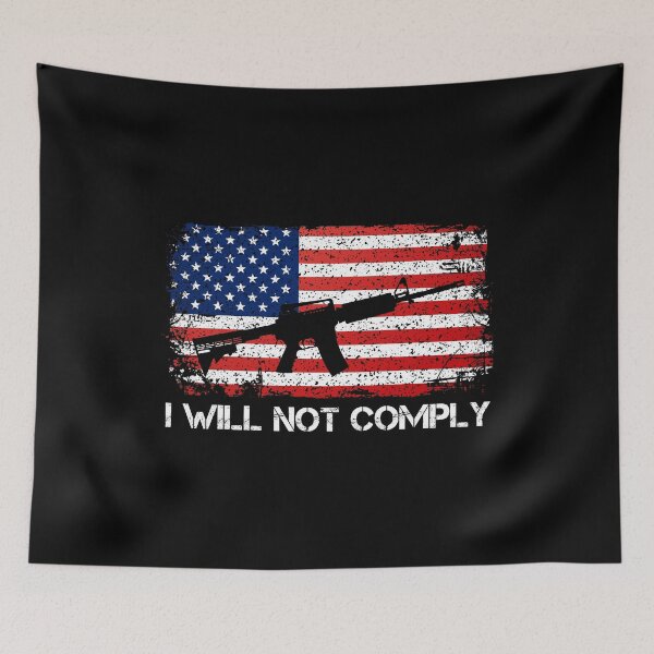 Item preview, I Will Not Comply 3 designed and sold by Prabakim.