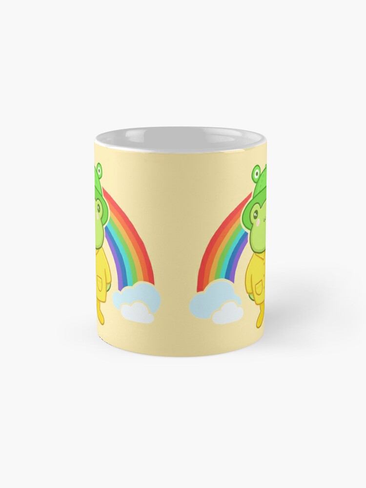 kawaii & happy green frog froggy sitting' Mug