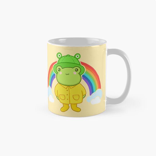 Item preview, Kawaii Frog with Rainbow Hat: Cottagecore Aesthetic, Pastel Hippy Theme, Perfect for Teens, Featuring Happy Anime Froggy designed and sold by MinistryOfFrogs.