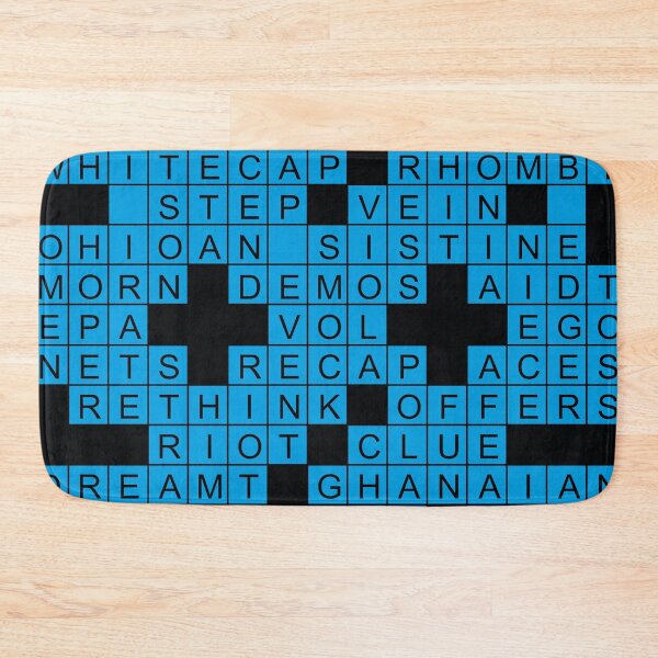 Item preview, stuffed crossword clue designed and sold by MotivatedMode.