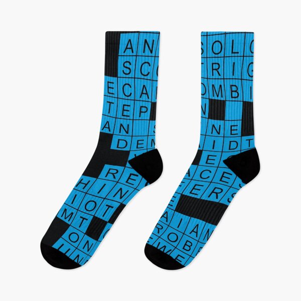 Item preview, stuffed crossword clue designed and sold by MotivatedMode.