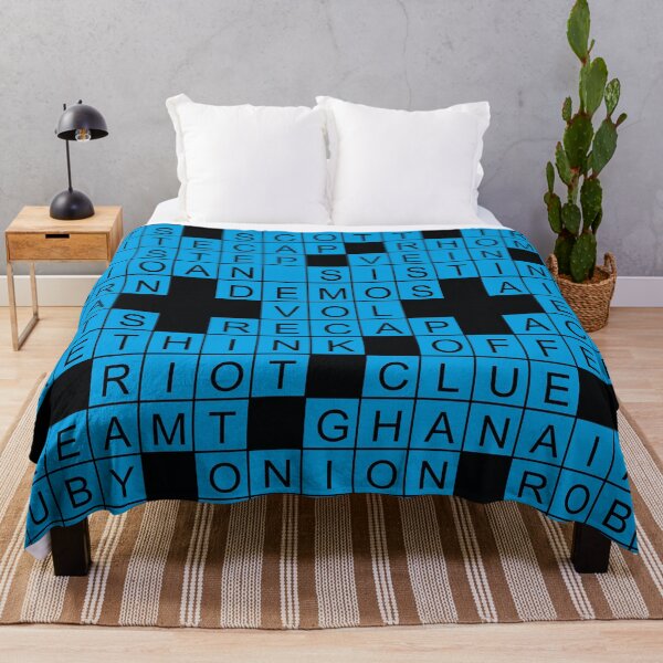 Item preview, stuffed crossword clue designed and sold by MotivatedMode.