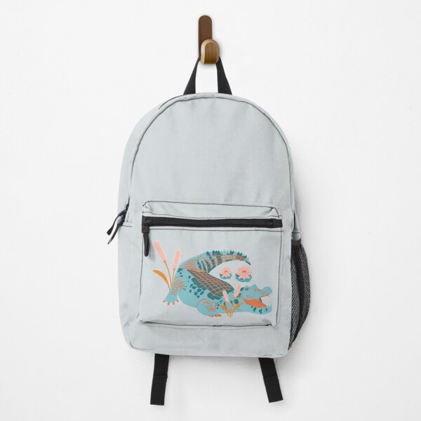Item preview, Colorful Jungle - alligator and crocodile in swamp designed and sold by Verubi.